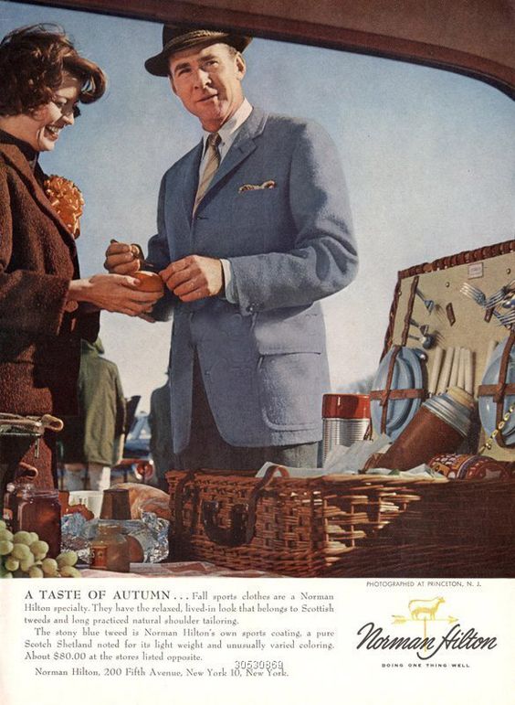 1960s,USA,Norman Hilton,Magazine Advert